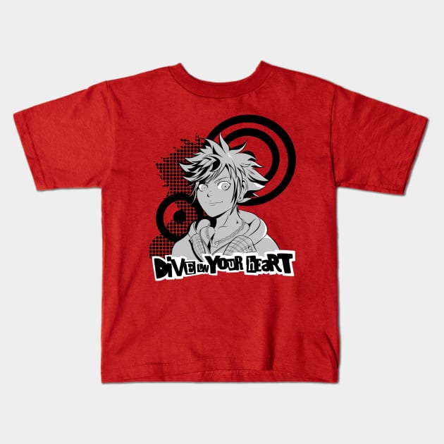 Dive in your heart Kids T-Shirt by Decimo's